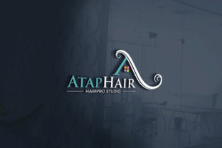 Letter A - House of Hair Logo Template: A Versatile Tool for Branding and Design Workflows