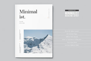 Minimalist InDesign Magazine Templates