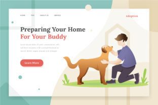 Pet Adoption Landing Page Illustration: A Creative Solution for Web Designers