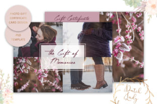 Photo Gift Card PSD Template 21
