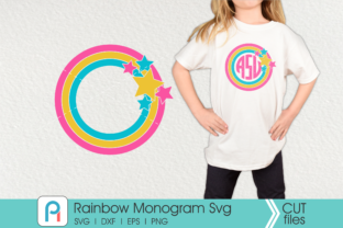 Rainbow Monogram: A Versatile Design Asset for Modern Creators