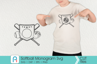 Softball Monogram: A Versatile Design Asset for Modern Creators
