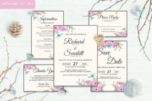 Wedding Invitation Set 12 Floral Style: A Creative Solution for Modern Weddings